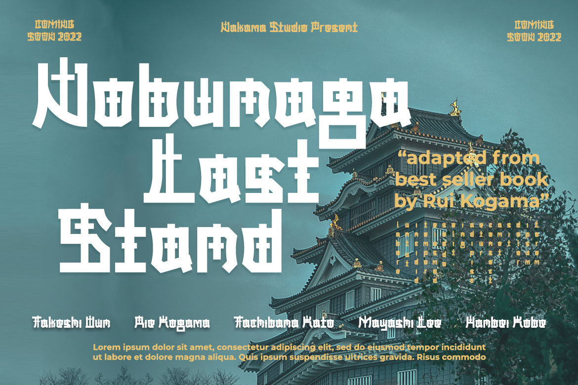DEZARU Font preview image 3