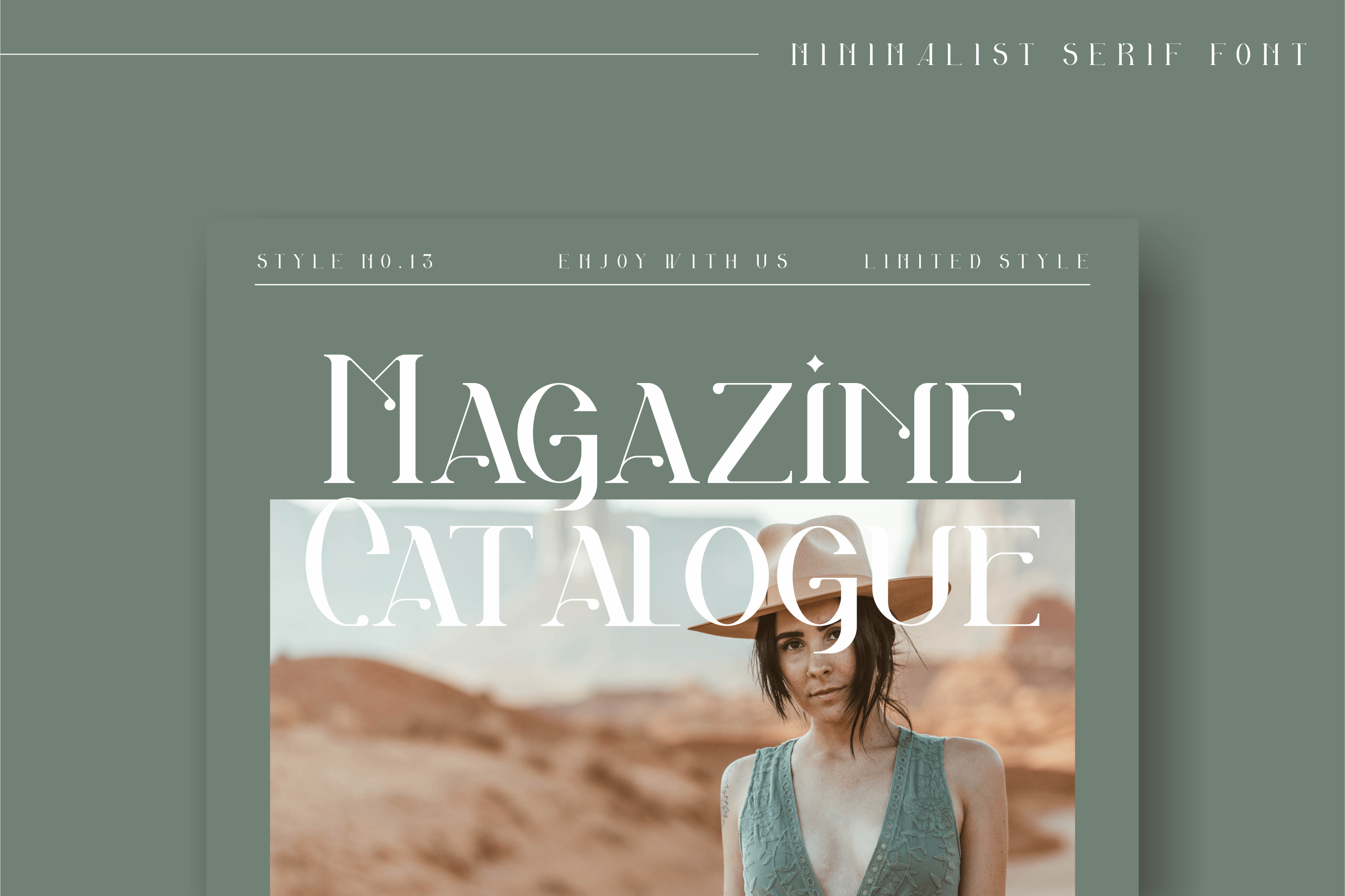 Akila Modern Display Font preview image 4