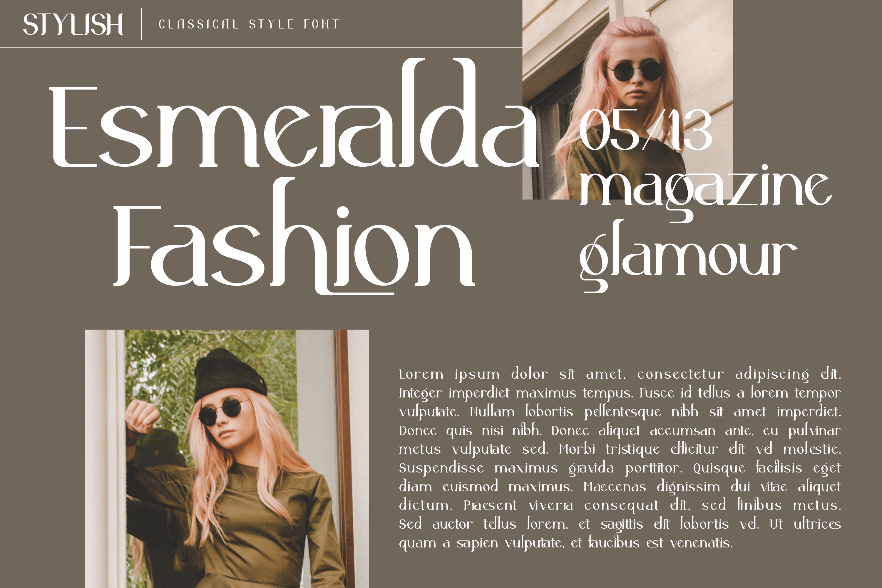 Agata Display Font preview image 4