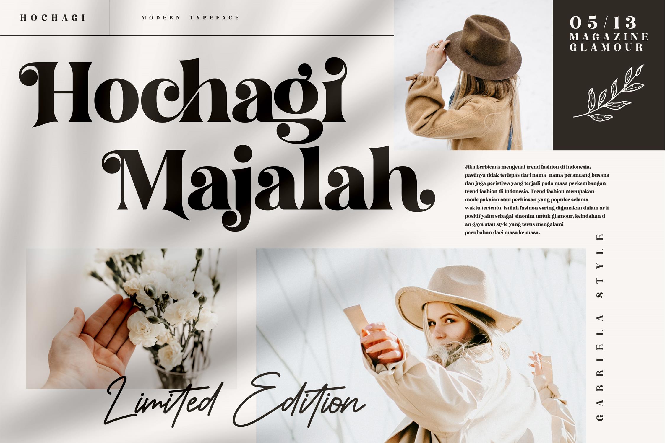 Hochagi Classy Serif Font preview image 4