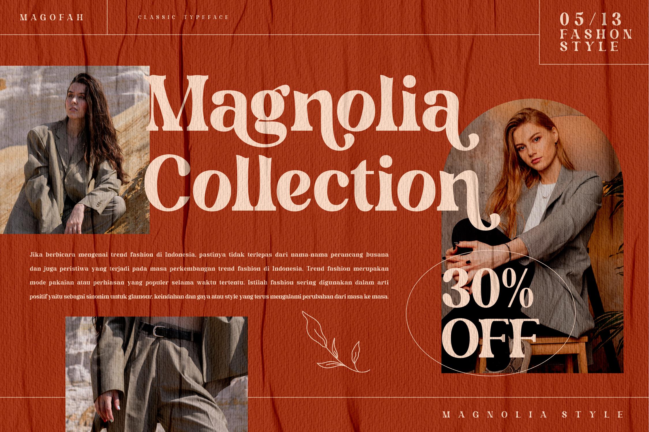 Magofah Modern Serif Font preview image 4
