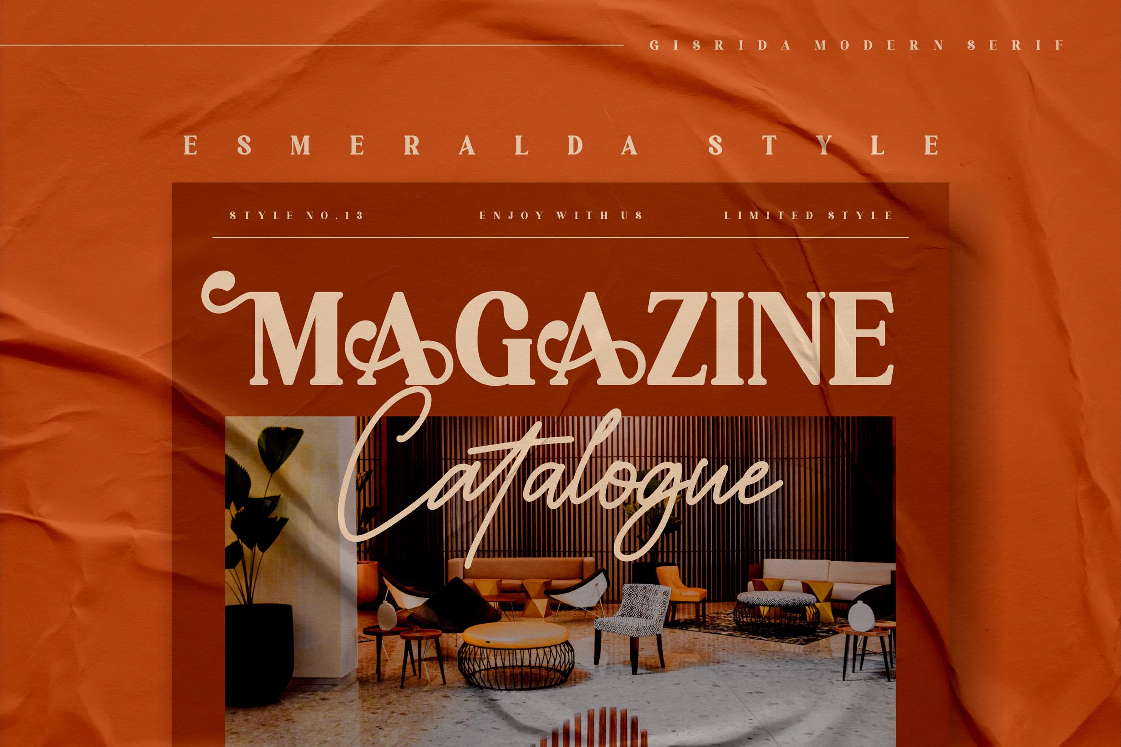 Hagona Classy Serif Font preview image 4