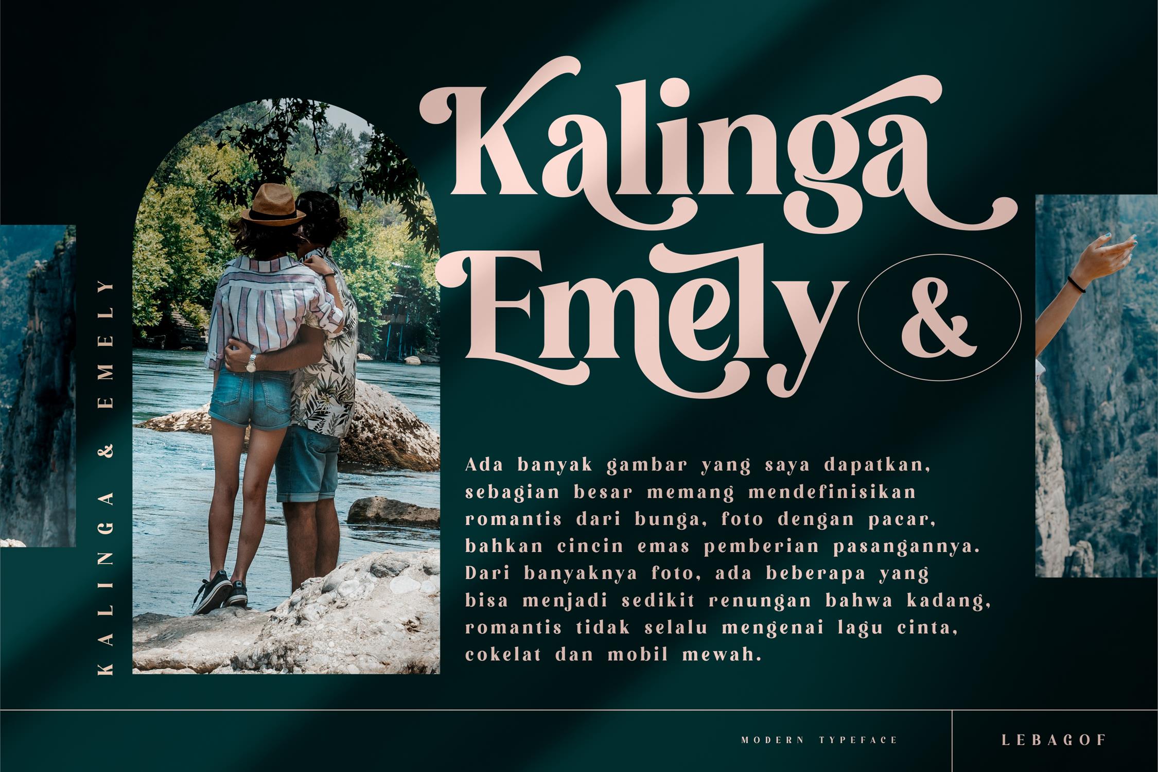 Lebagof Modern Serif Font preview image 4