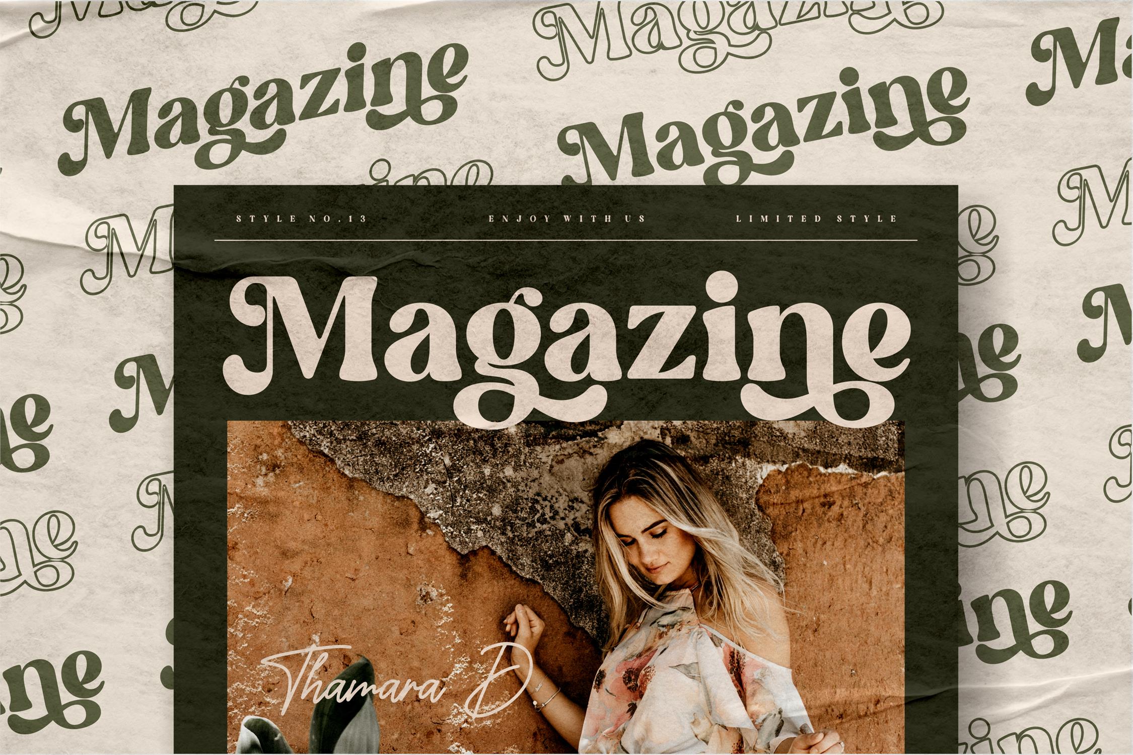Elinga Classy Serif Font preview image 4