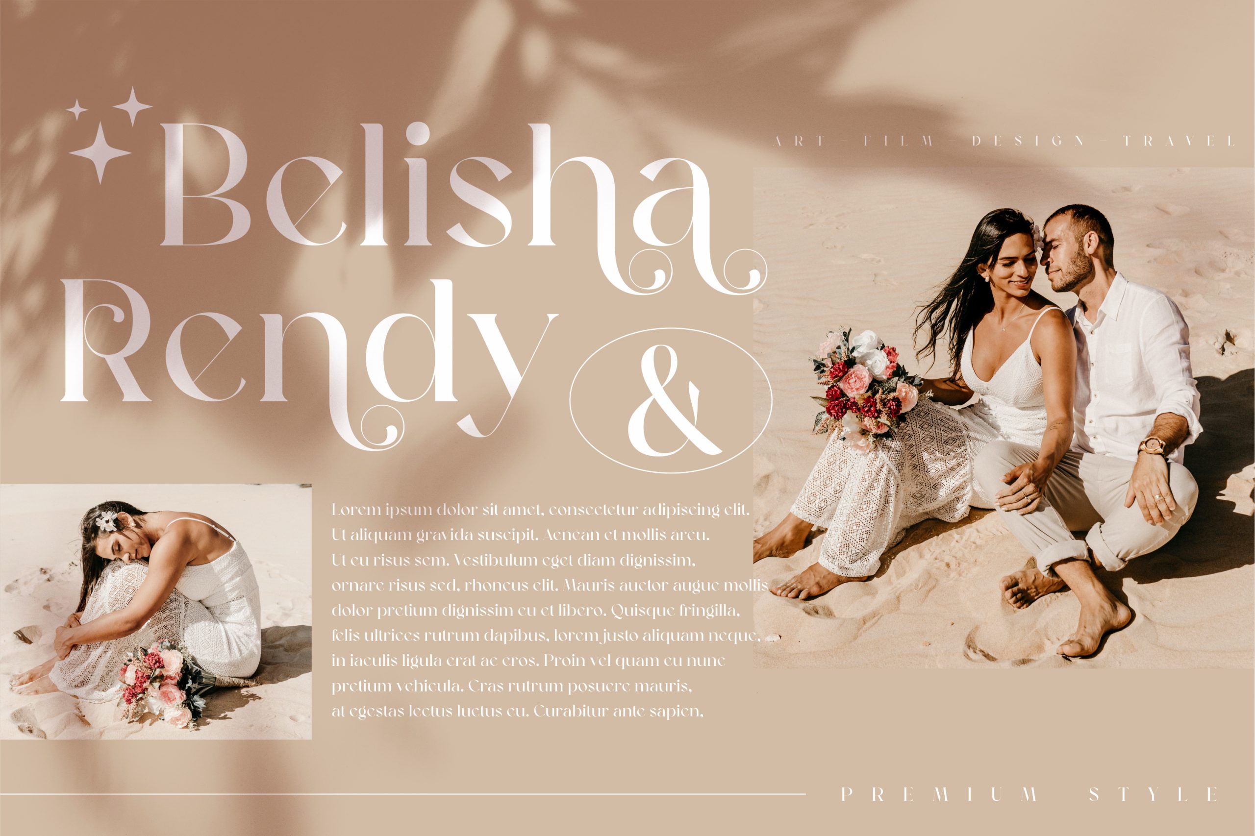 Glamour Karlina Serif Font preview image 4