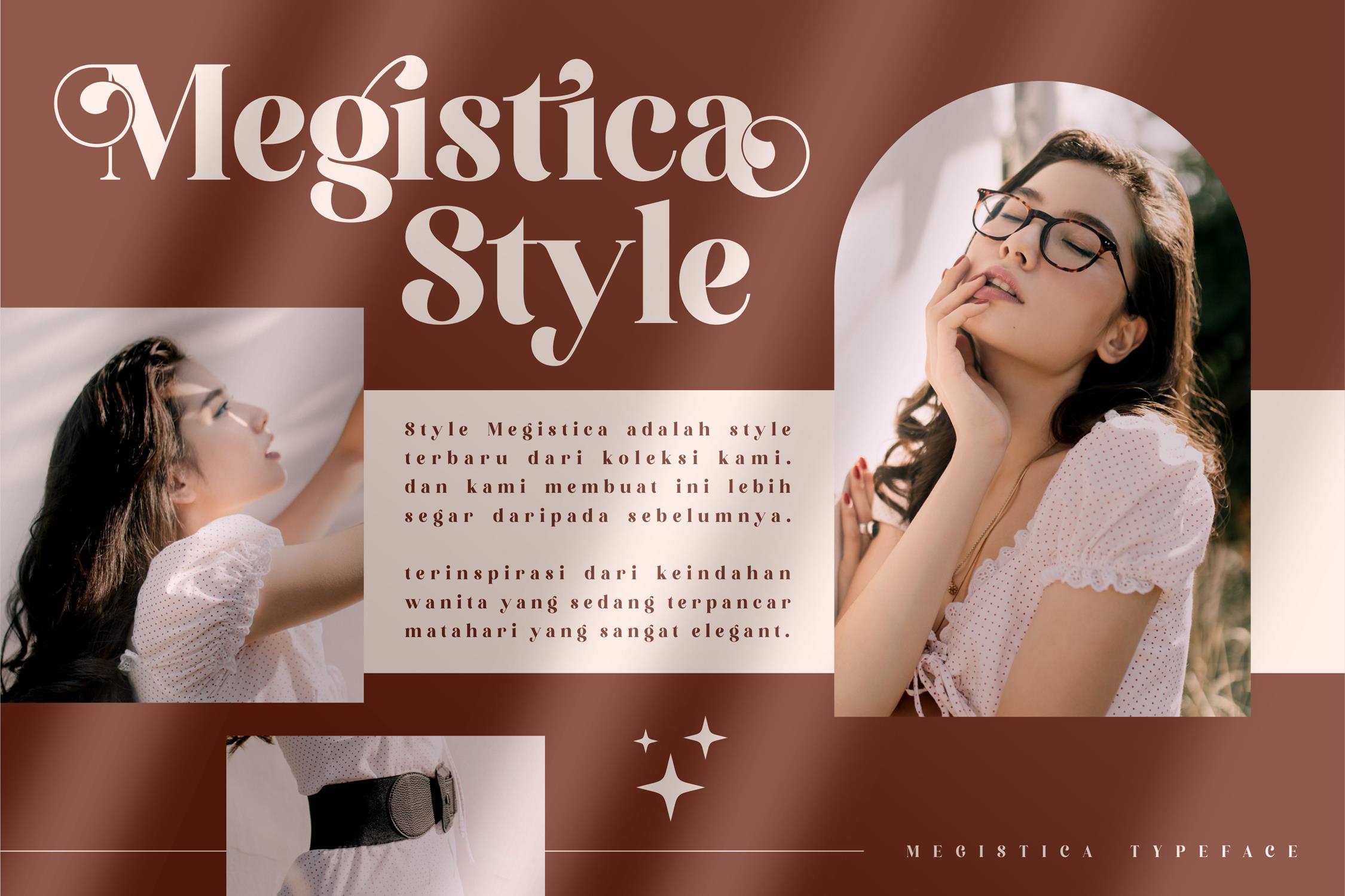 Megistica Modern Serif Font preview image 5