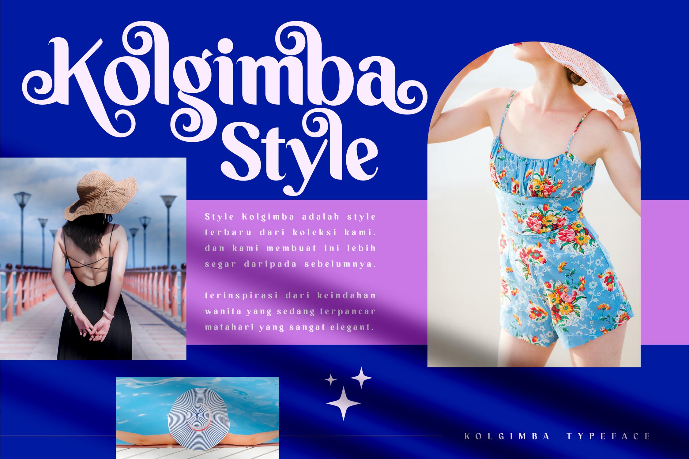 Kolgimba Modern Serif Font preview image 5