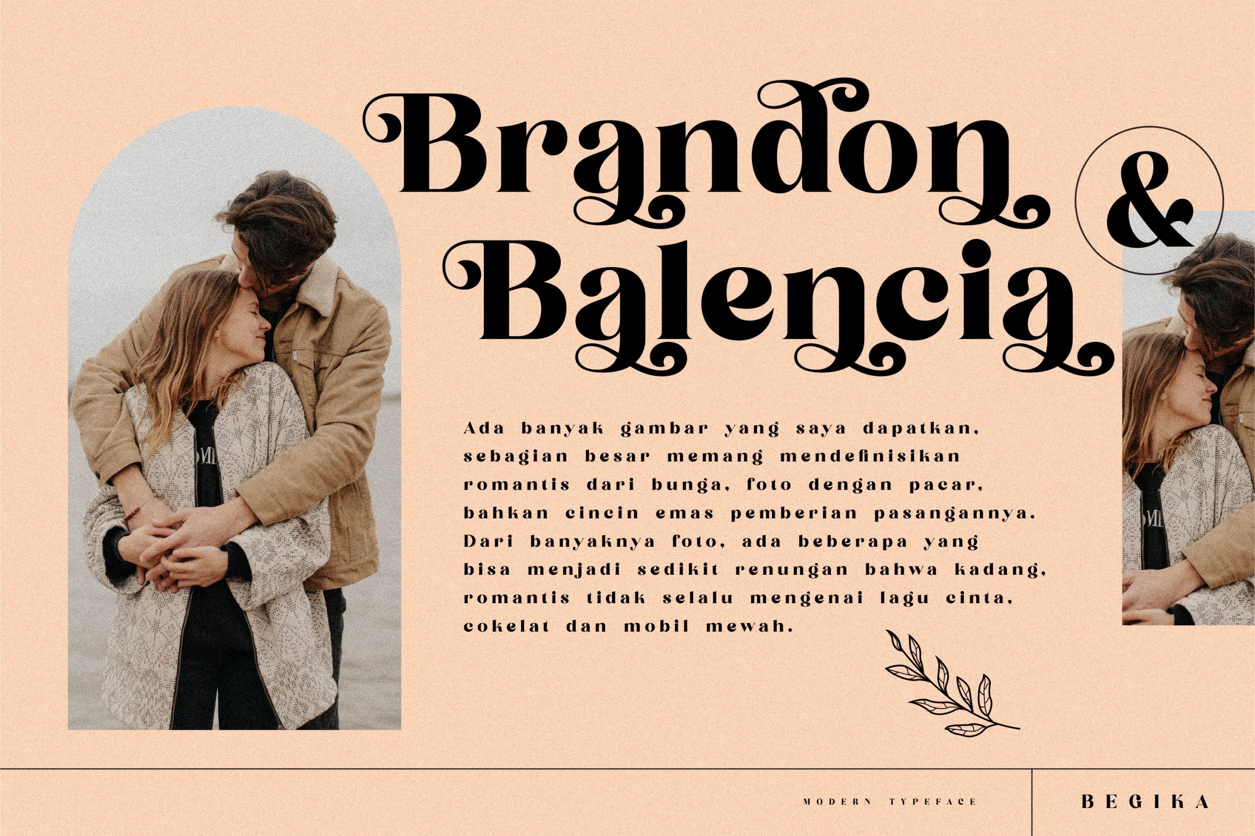Begika Modern and Classy Serif Font preview image 5