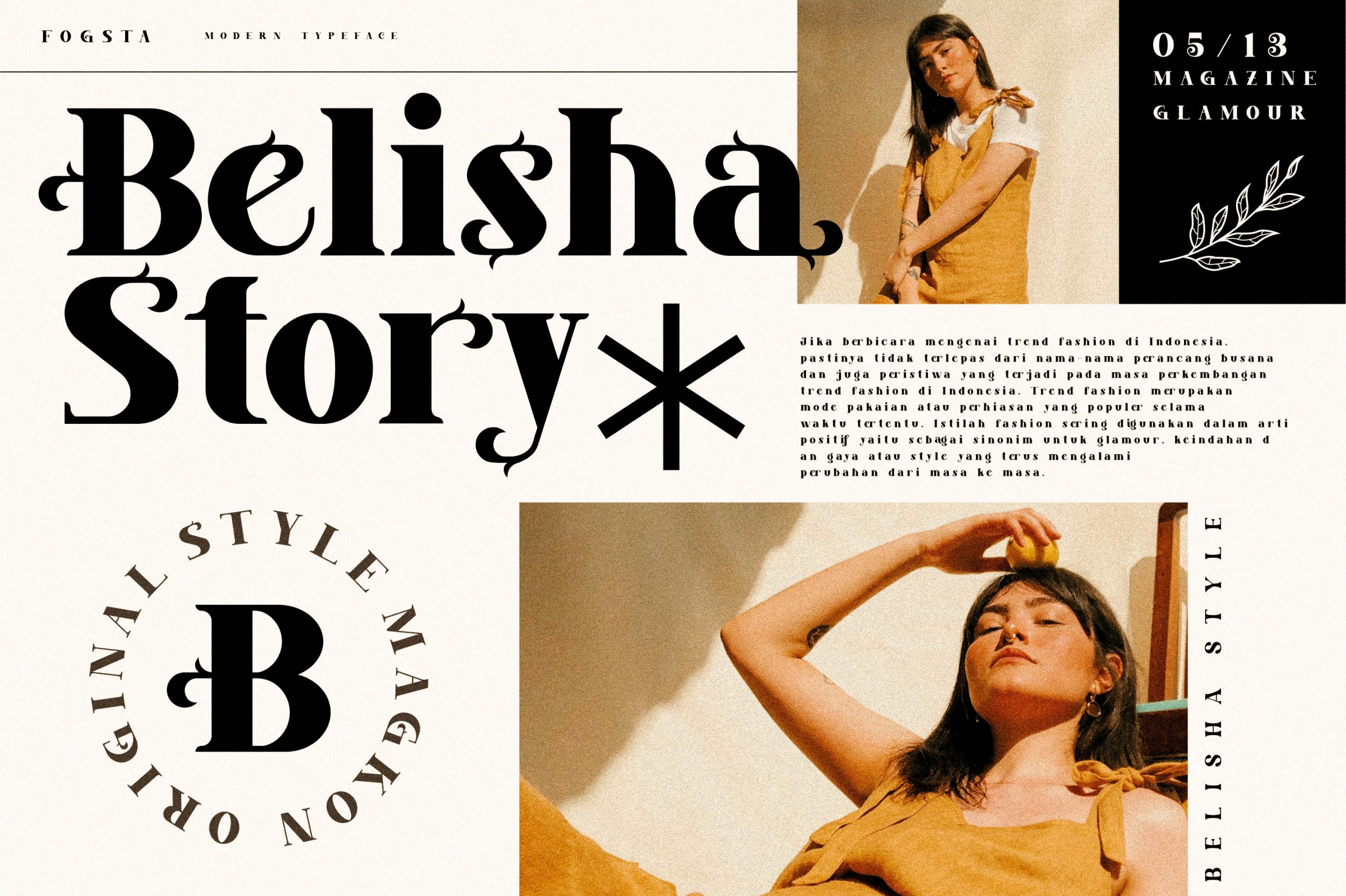 Magkon Classy Serif Font preview image 5