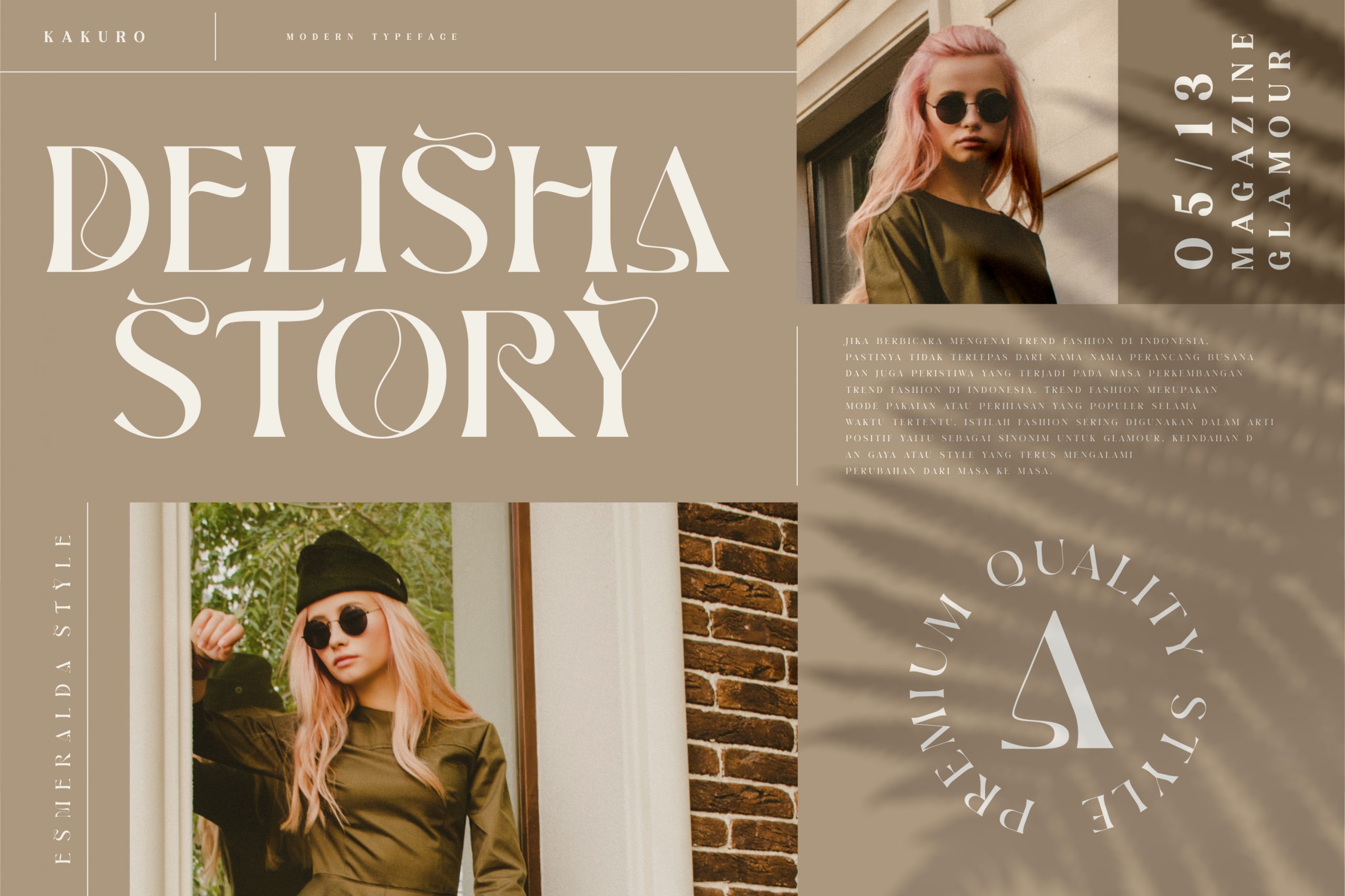 BROW VOLKY Serif Font preview image 5
