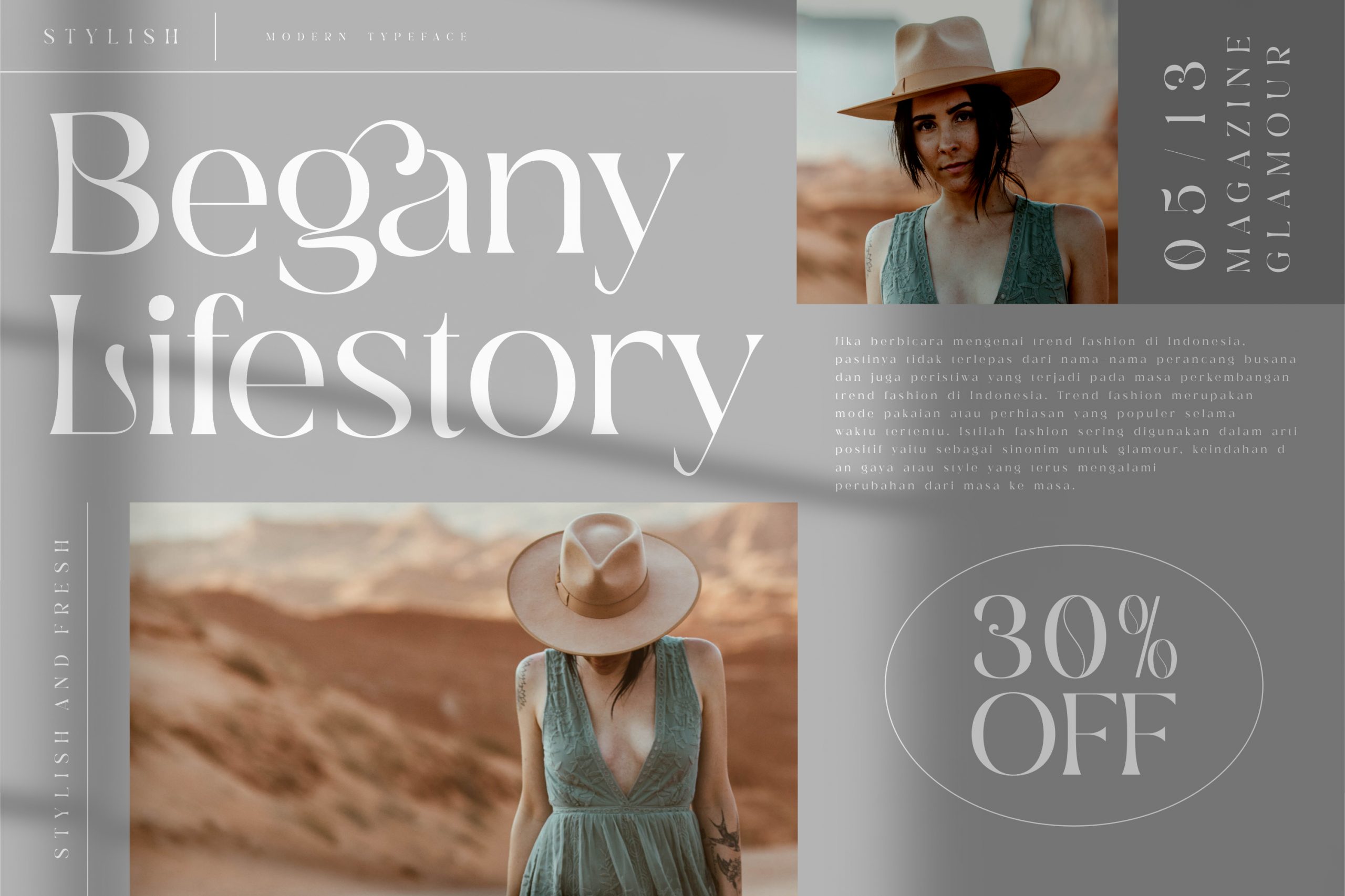 Deraga Serif Font preview image 5