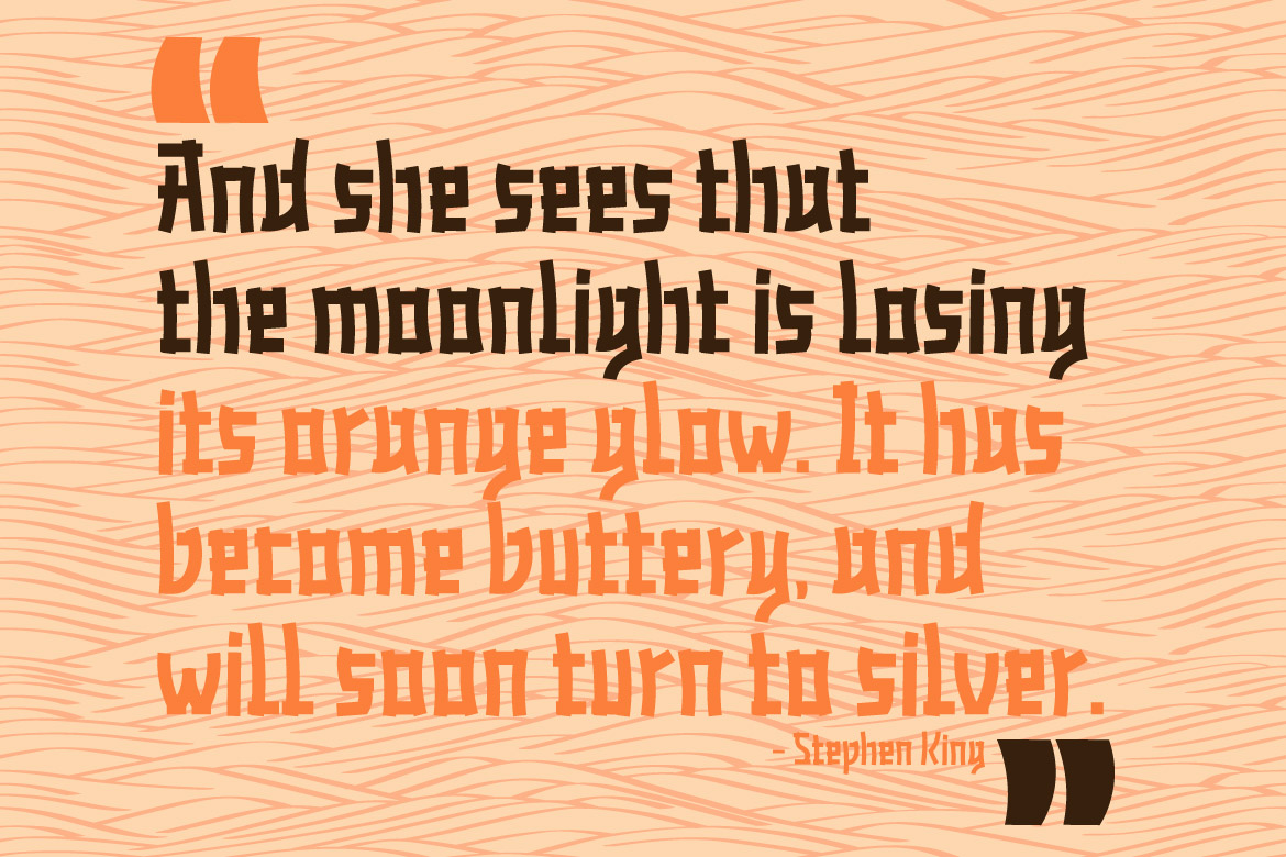 GAYANA Faux Japanese Font preview image 5