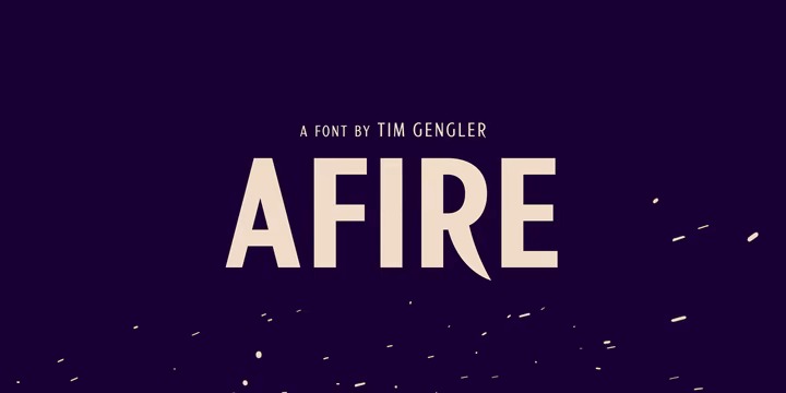 Afire Sans Serif Font