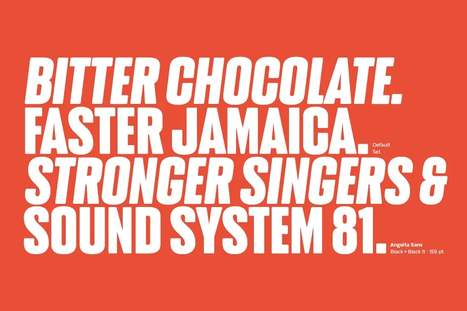 Anguita Sans Font Family preview image 2