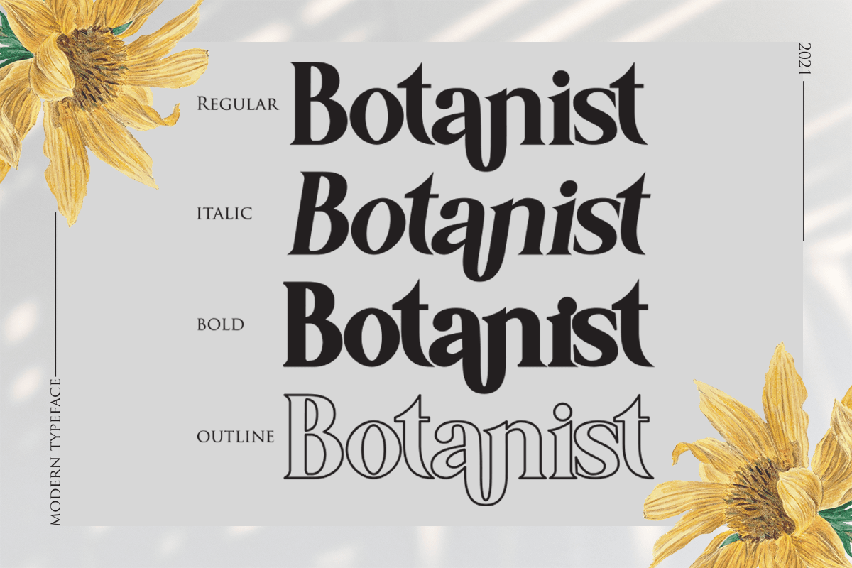 Botanist Font preview image 2