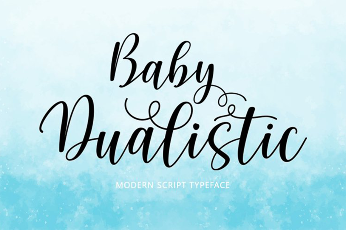 Baby Dualistic Script Font