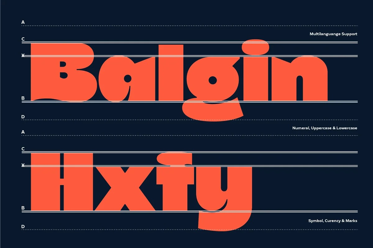 Balgin Font Family preview image 3