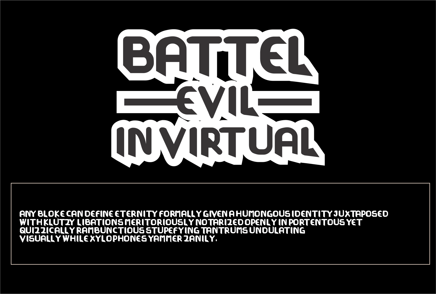 Combat Combo Font preview image 3