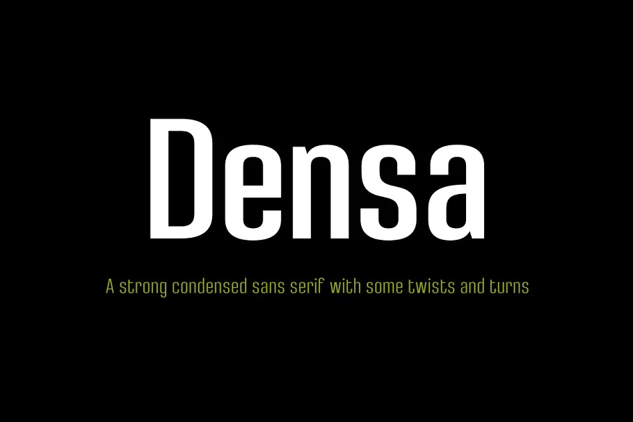 Densa Sans Serif Font