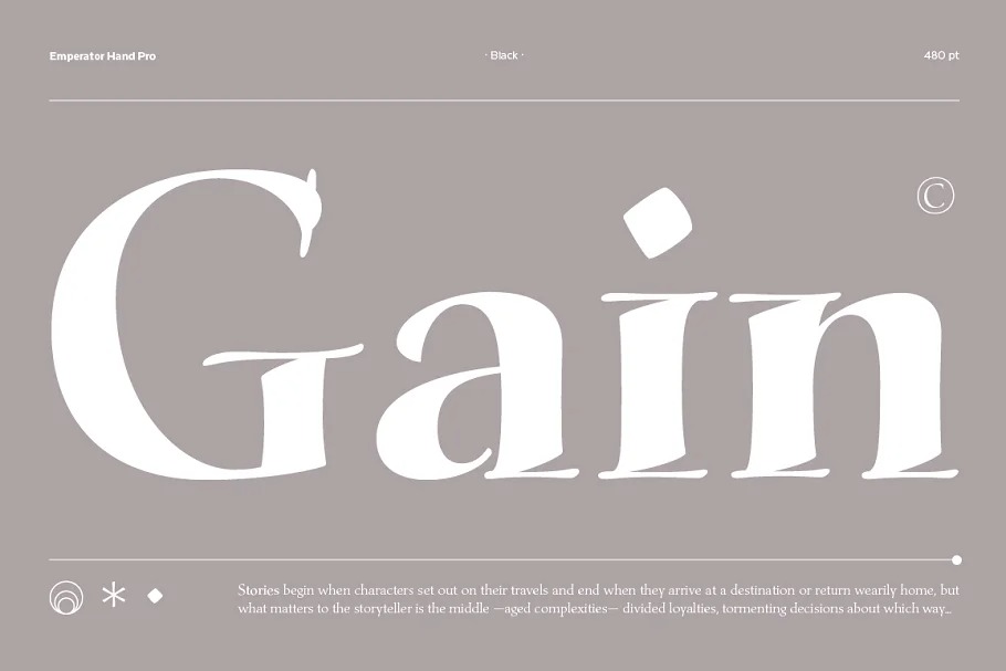 Emperator Font Family preview image 2