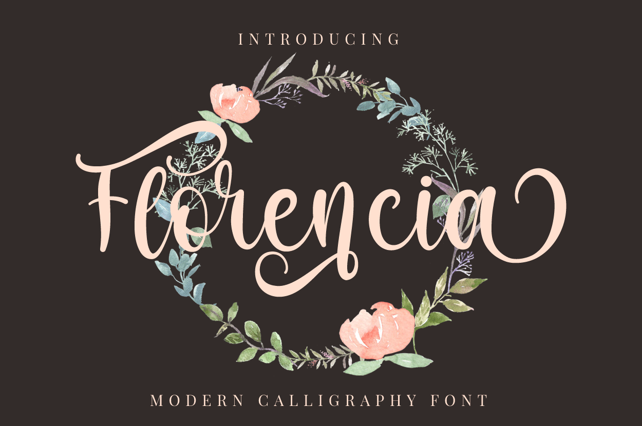 Florencia Script Font