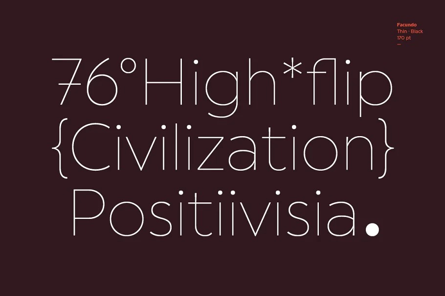Facundo Font Family preview image 4