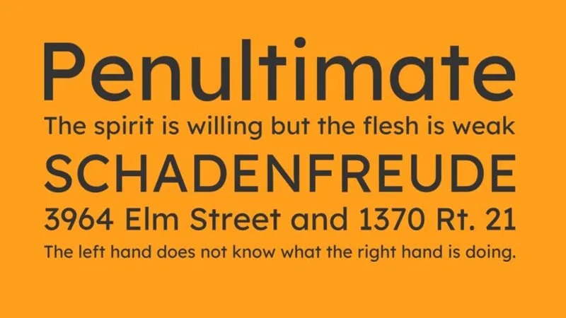 Lexend Font Family preview image 3