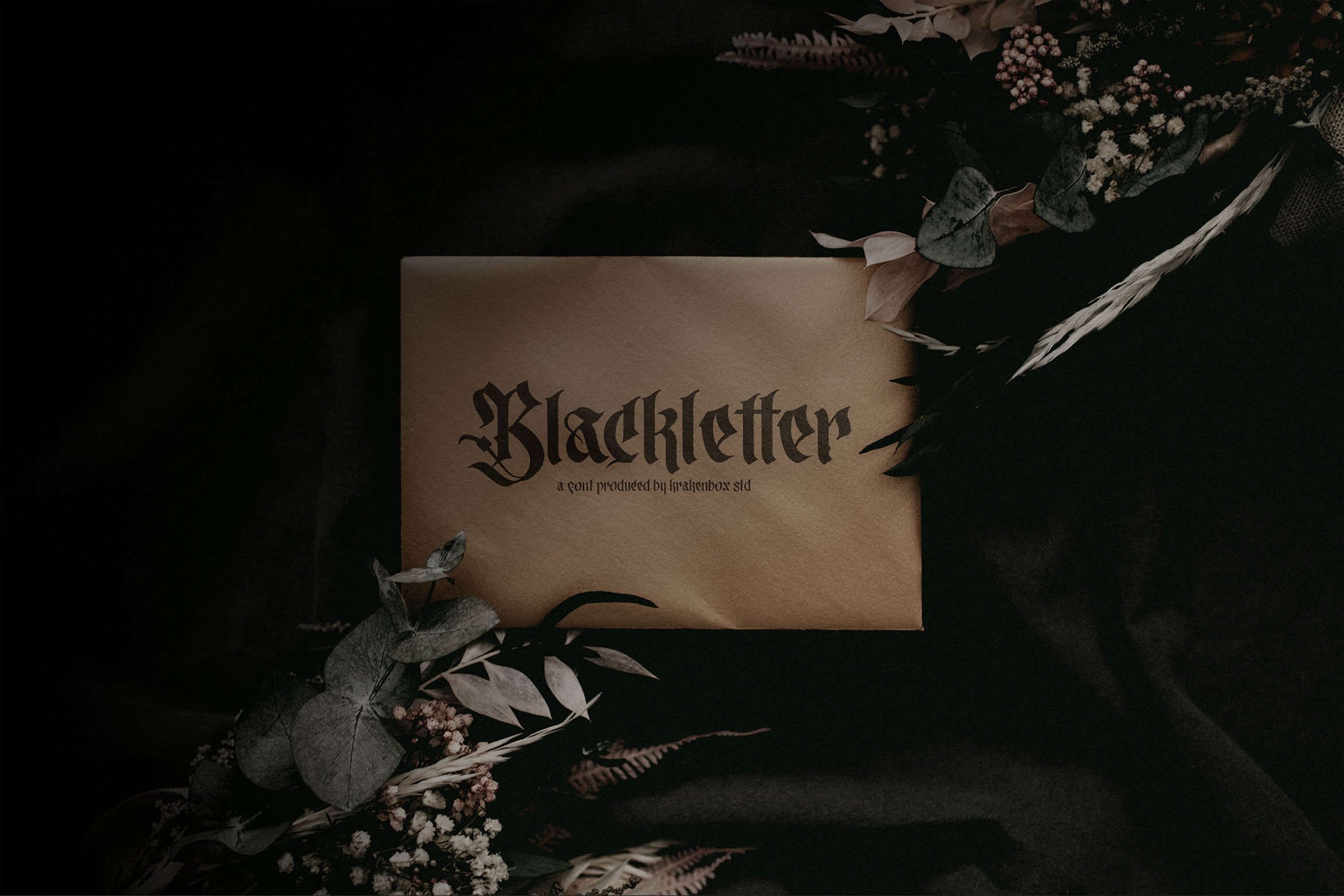 Mortal Claws – Blackletter Font preview image 3
