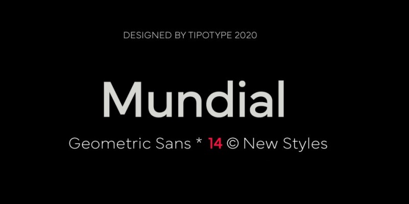 Mundial Sans Serif Font
