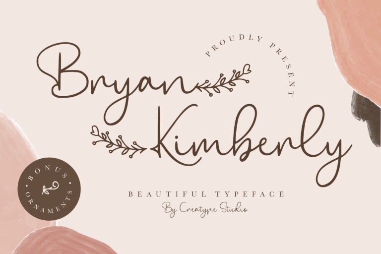 Bryan Kimberly Script Font