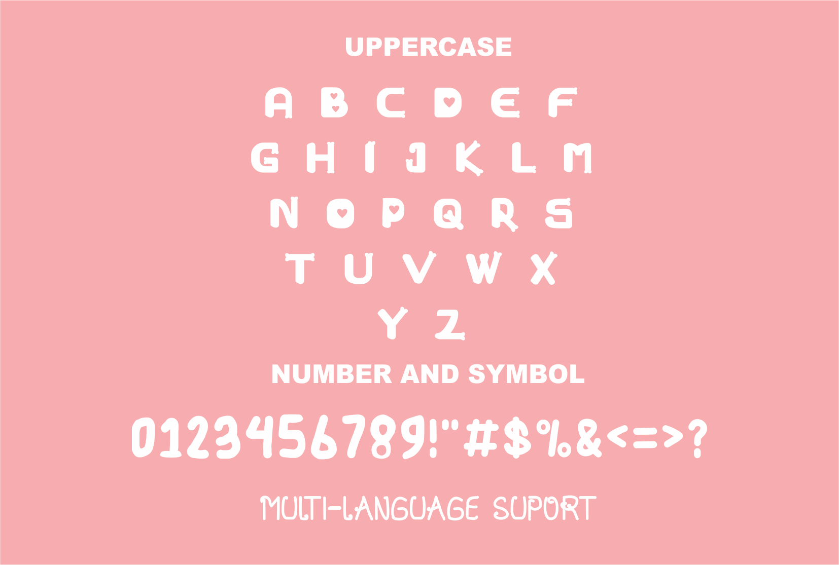 Cute Love Font preview image 4