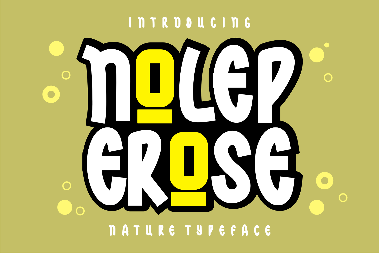Nolep Erose Display Font