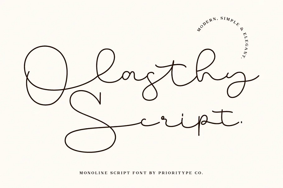 Olasthy Script Font