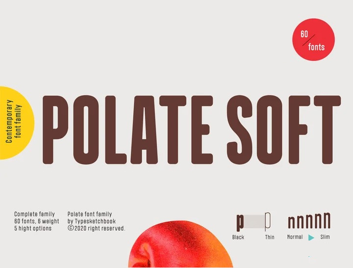 Polate Soft Font Family