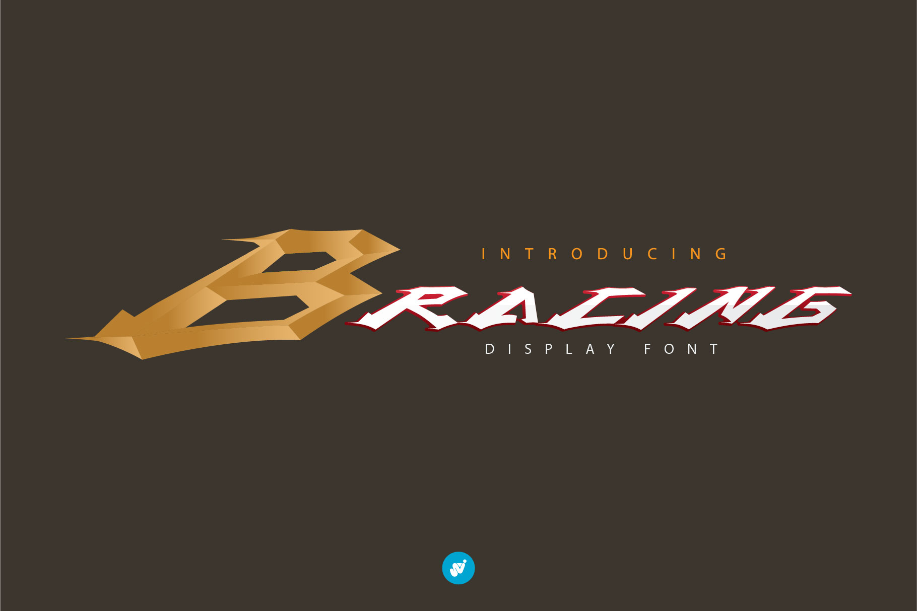 BRACING Headline Racing font