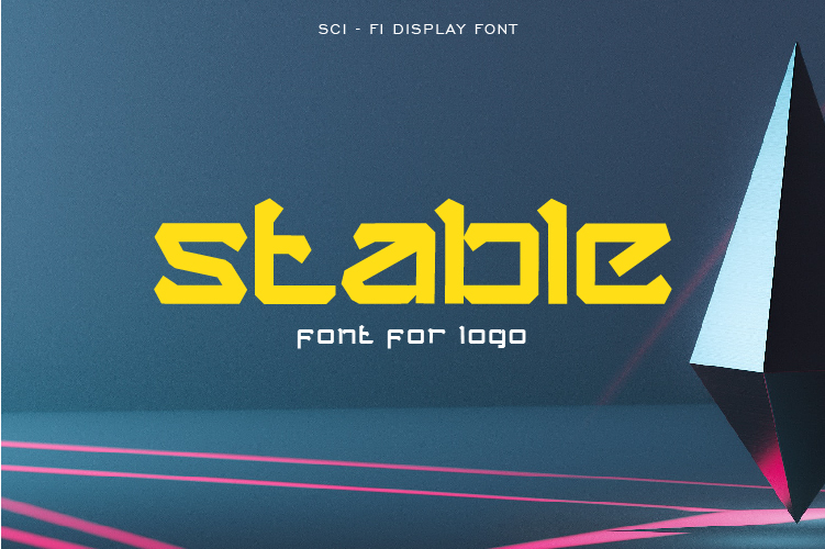 Stable Display Font