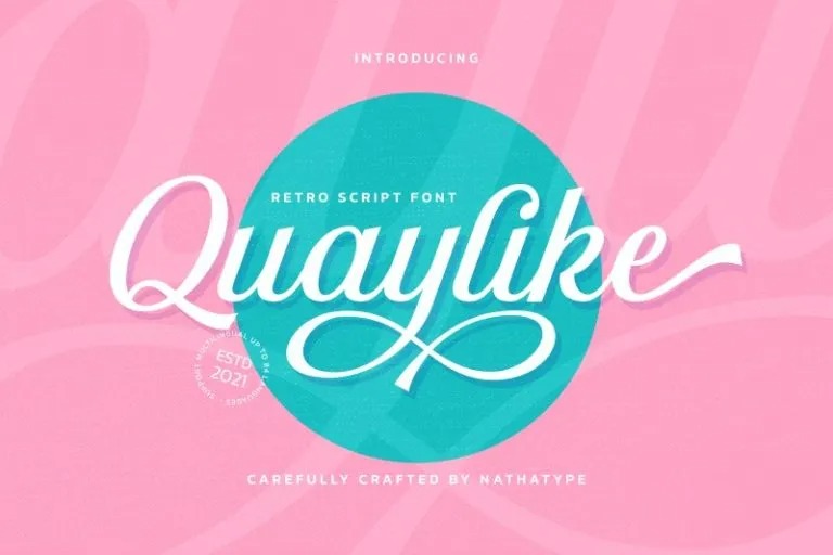 Quaylike Calligraphy Font
