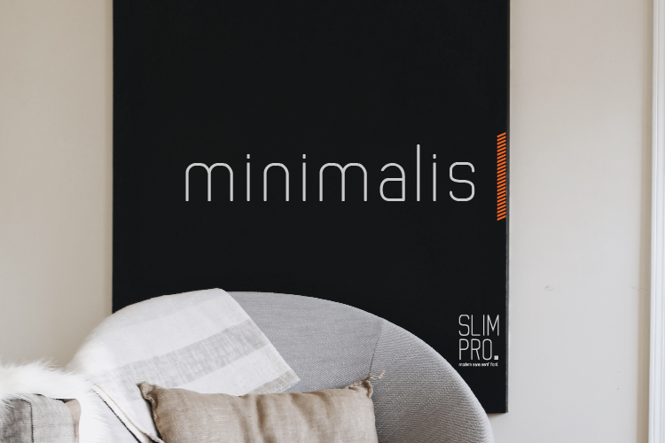 Slim Pro Font preview image 2