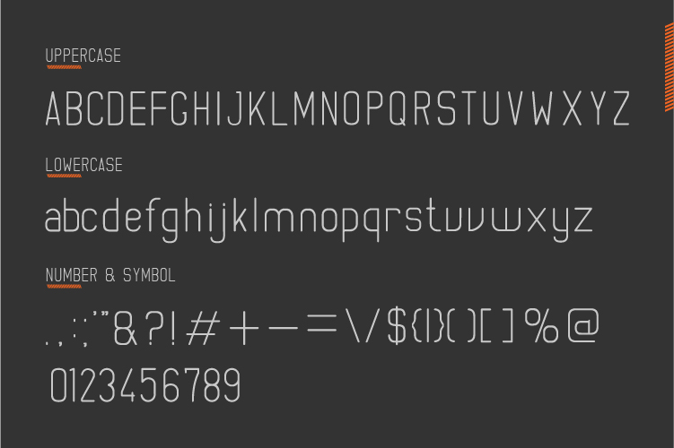 Slim Pro Font preview image 3
