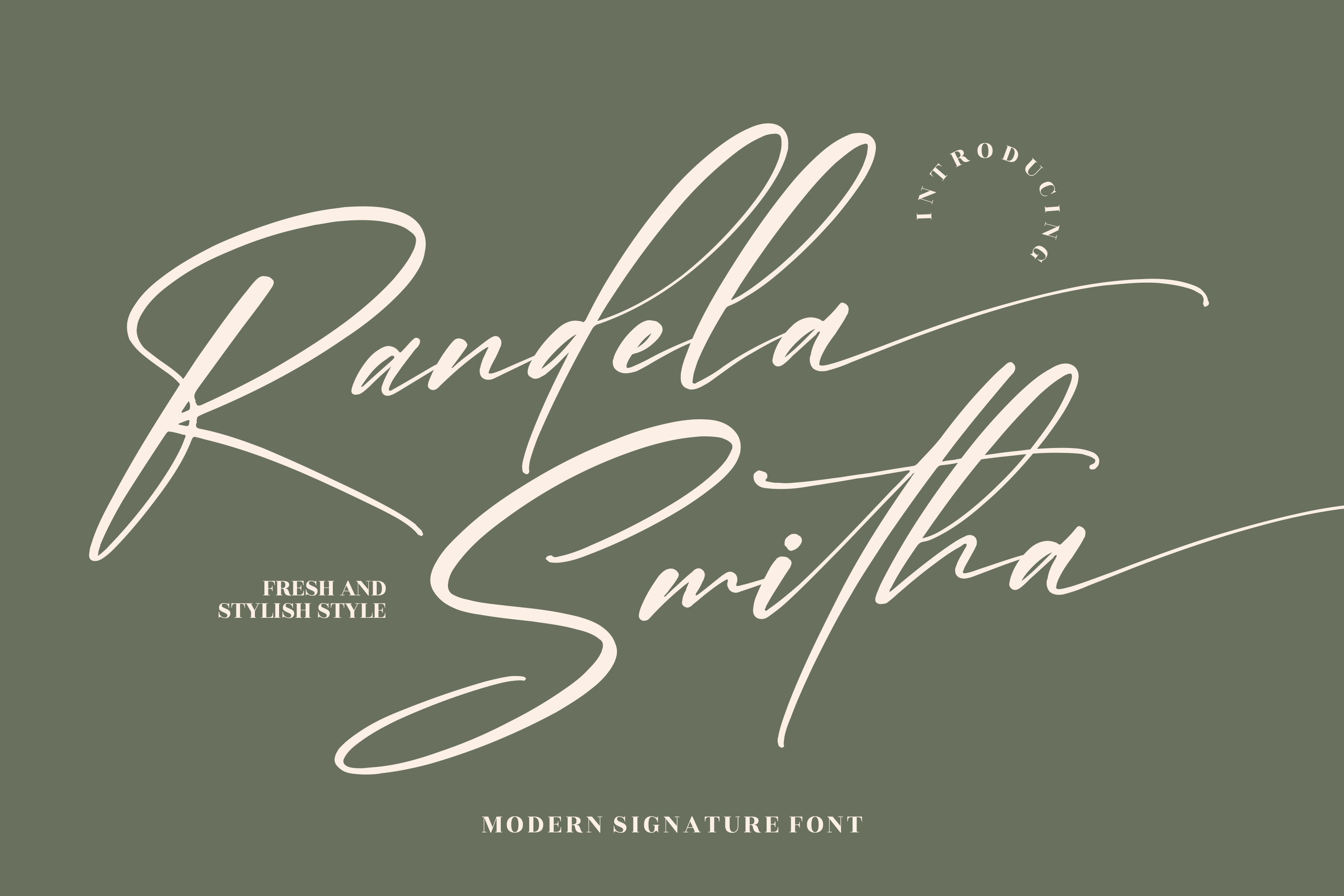 Randela Smitha Script Font