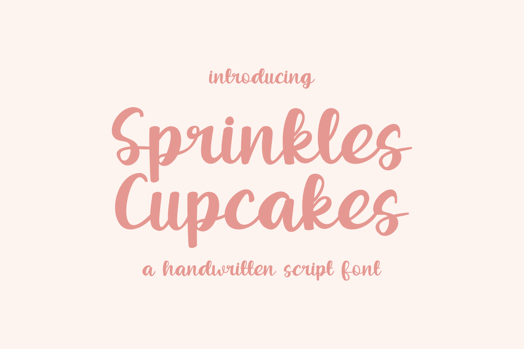 Sprinkles Cupcakes Script Font