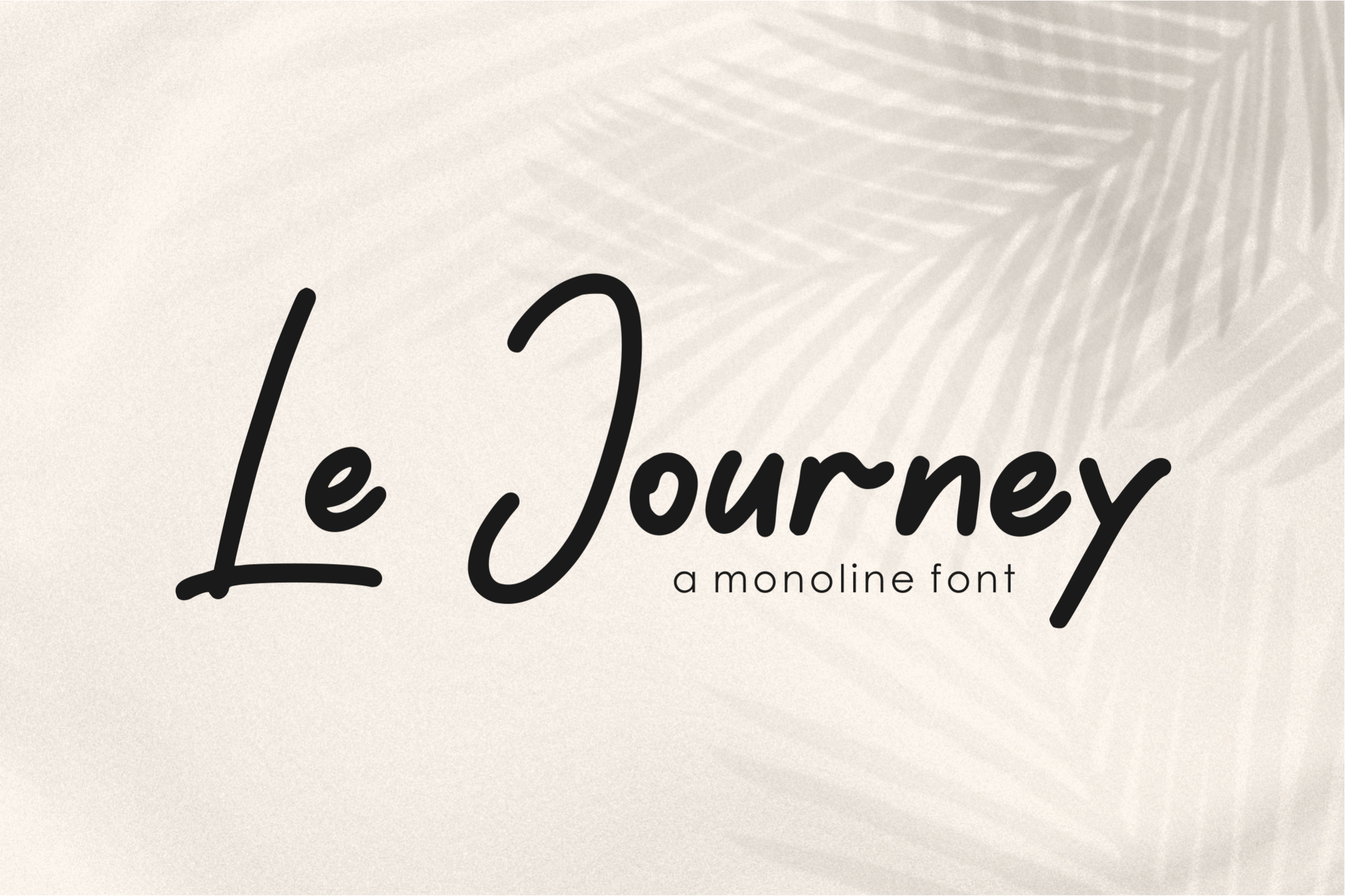 Le Journey Script Font