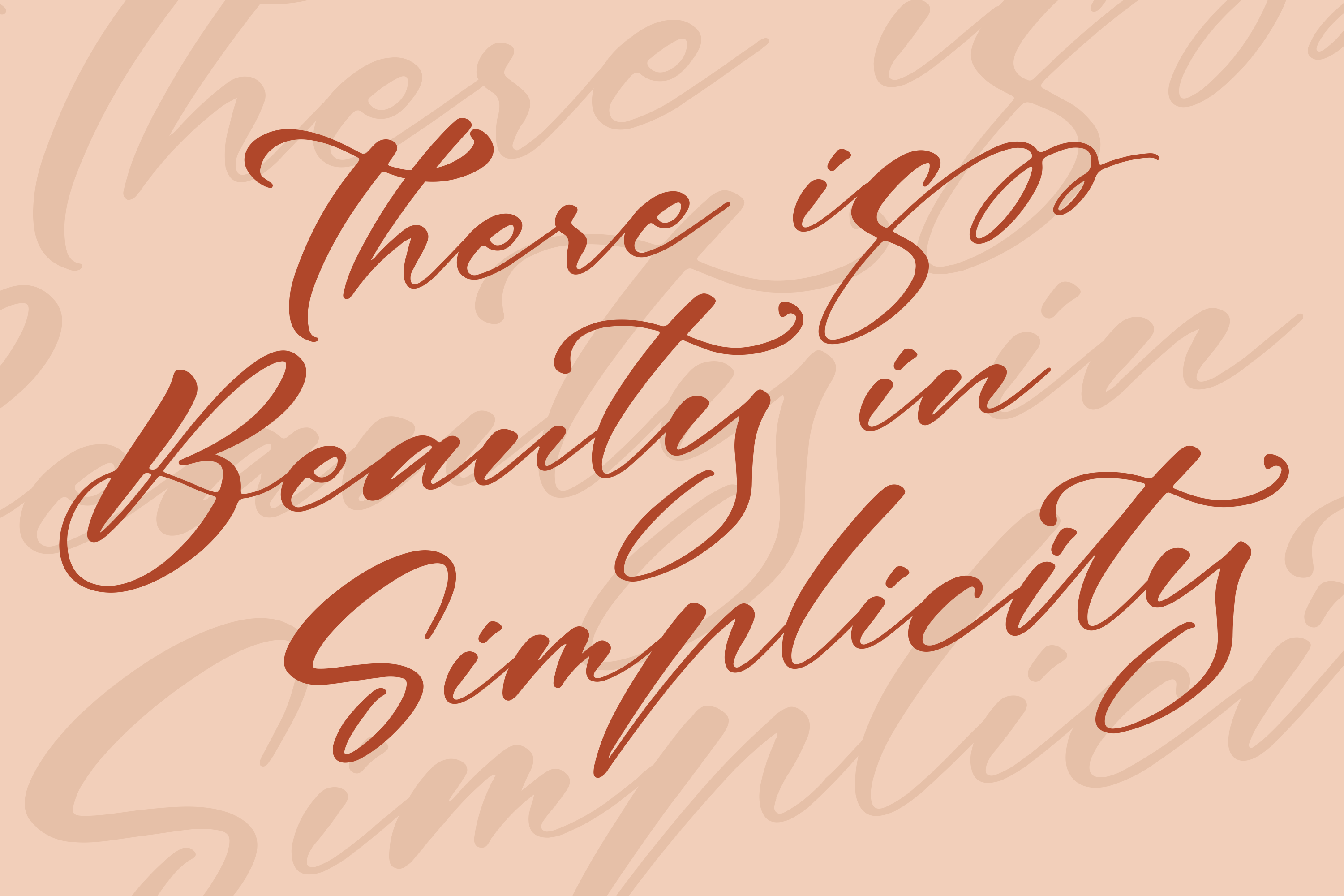 Betta Peach Font preview image 2