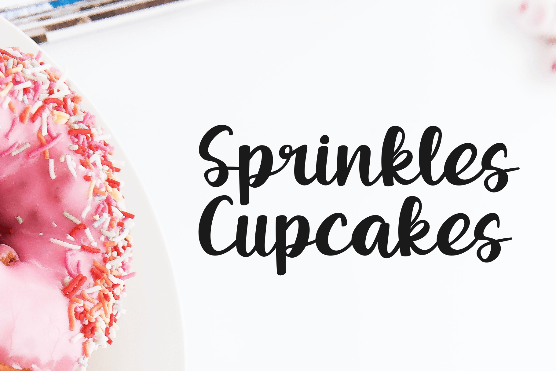 Sprinkles Cupcakes Font preview image 2