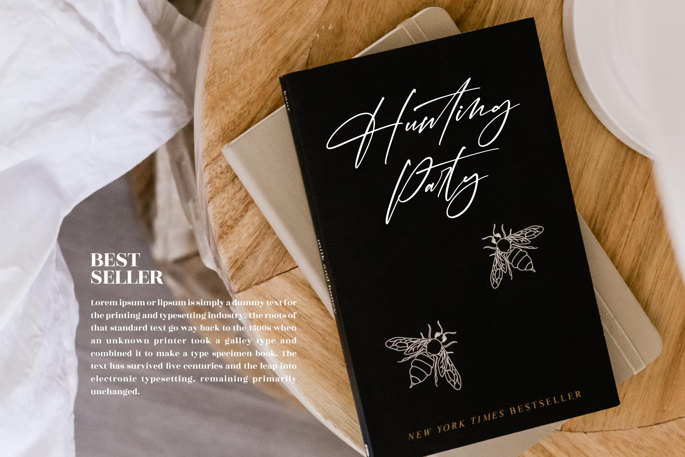 Hondelante Signature Font preview image 2