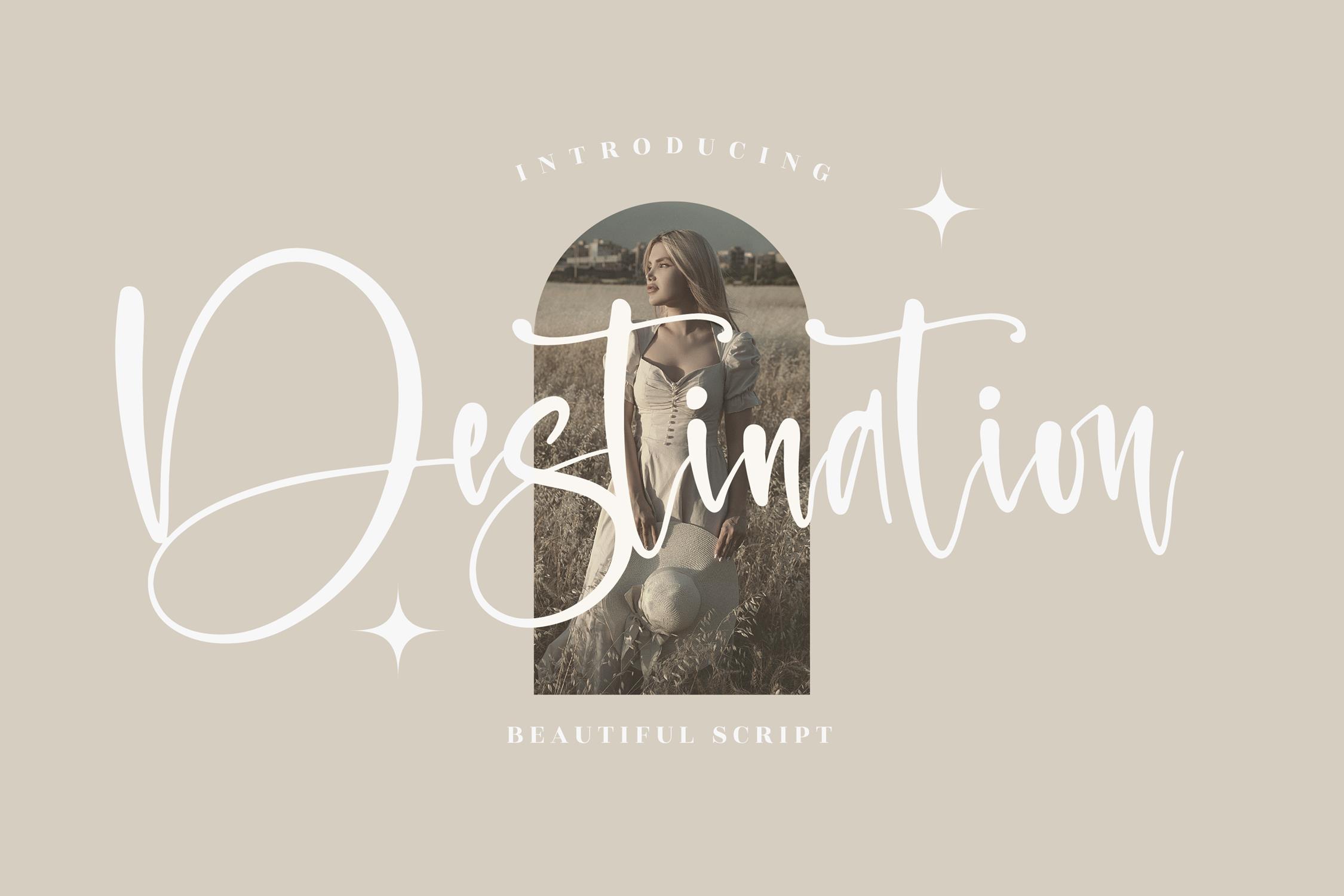 Destination Script Font
