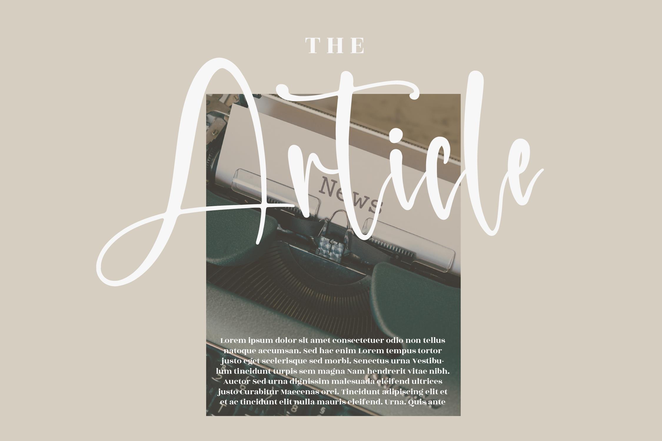 Destination Script Font preview image 5