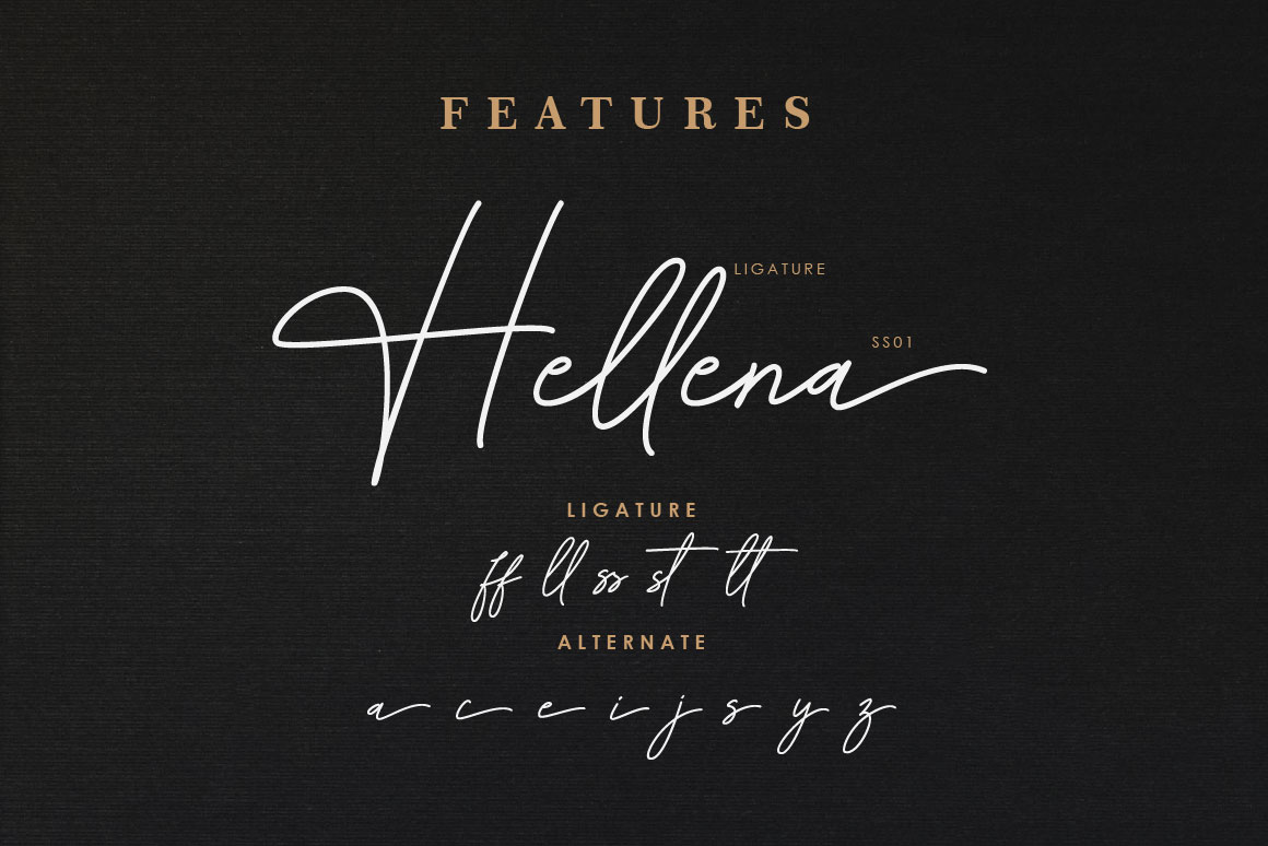 Hellena Font preview image 4