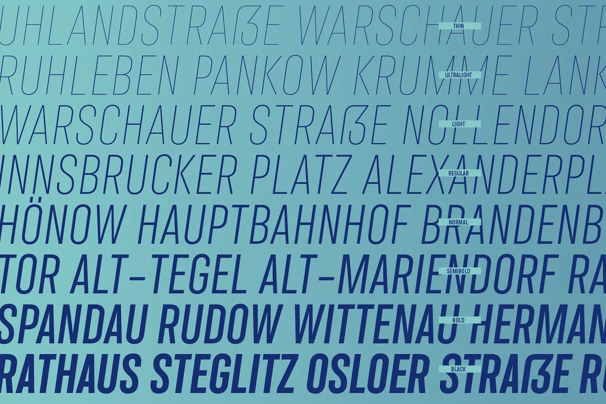 StadtMitte Font Family preview image 3