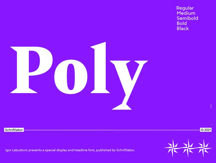 Poly Serif Font